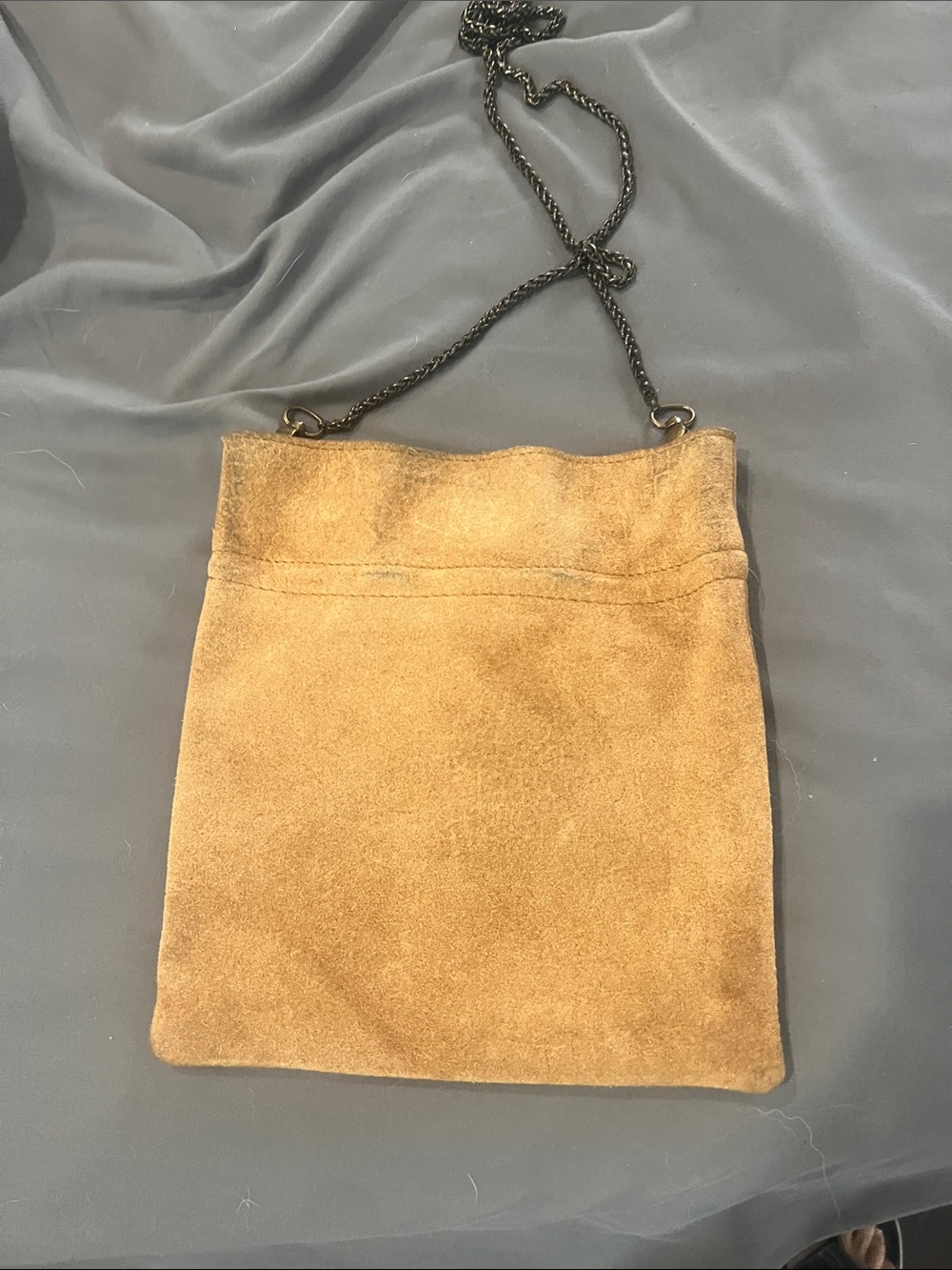 Suede Crossbody Bag in Tan  Free People